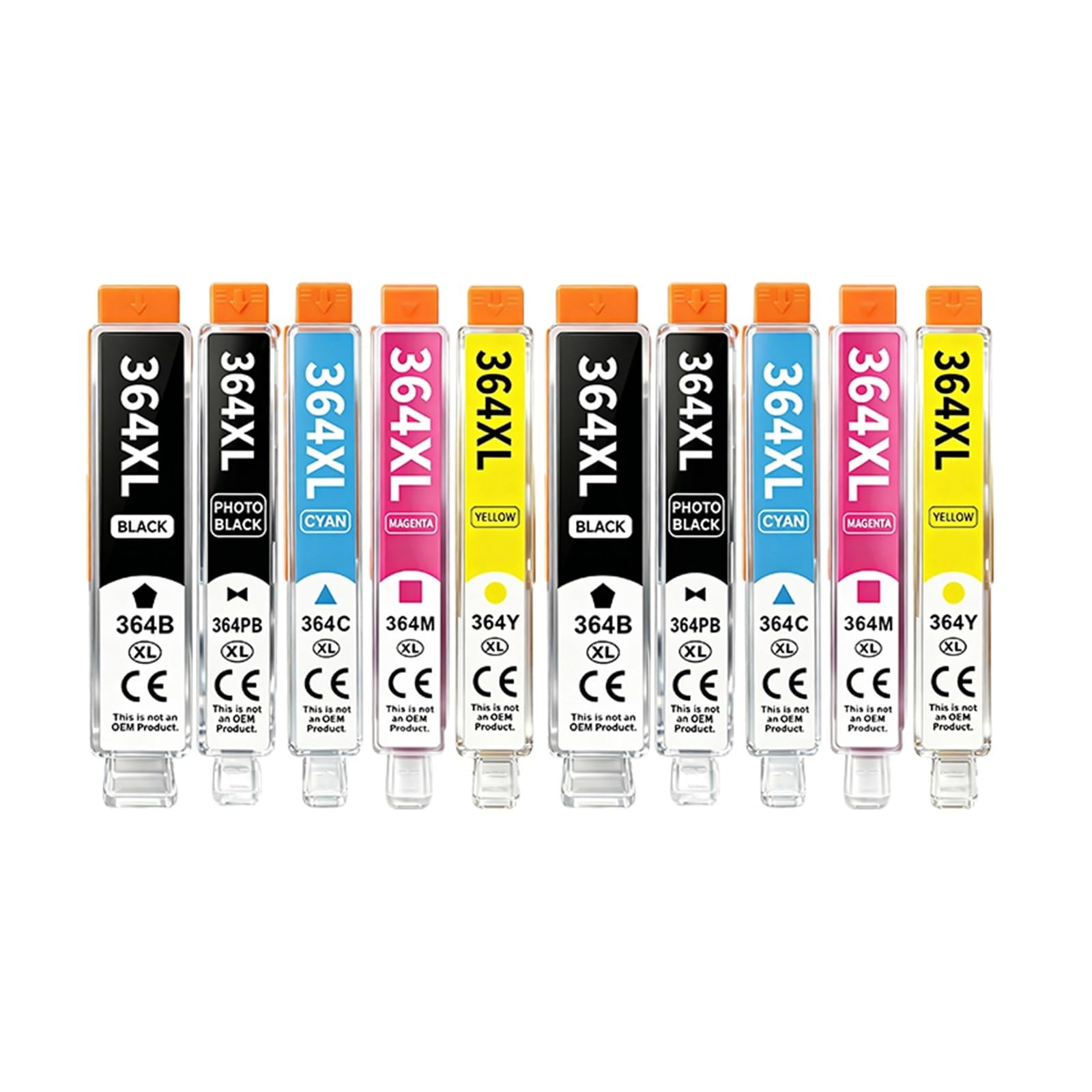 Cartucce D'inchiostro 364XL, Compatibili Con HP Photosmart 5510 5515 6510 Stampante | Cartucce d'inchiostro ad alta resa 364XL compatibili con Deskjet 3070A stampanti(10 Pack (2 Sets))