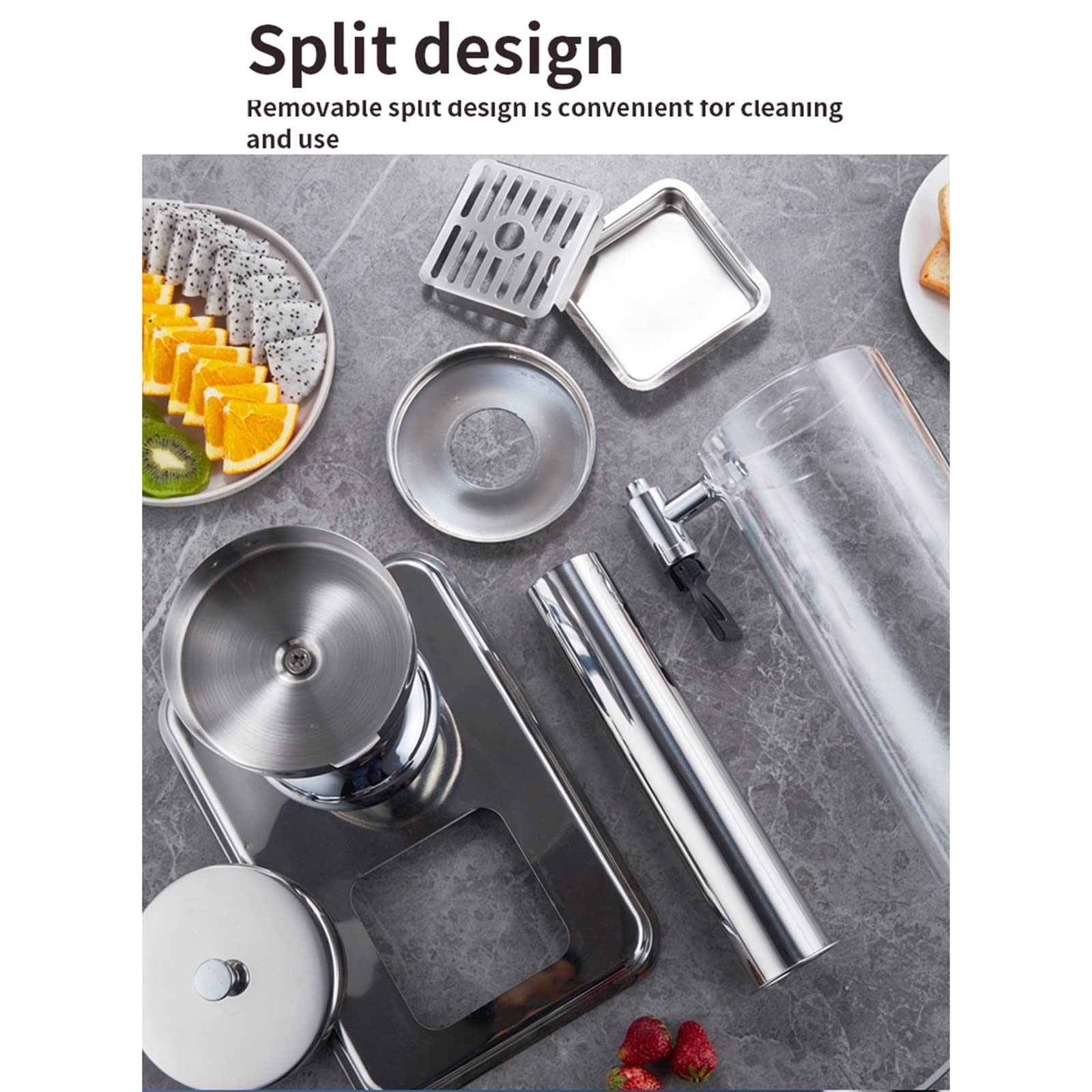 3L/6L In Acciaio Inox Singolo Cilindro Due Cilindri Buffet Bevanda Macchina Doppio Rubinetto Distributore di Bevande Succo Macchina,6L
