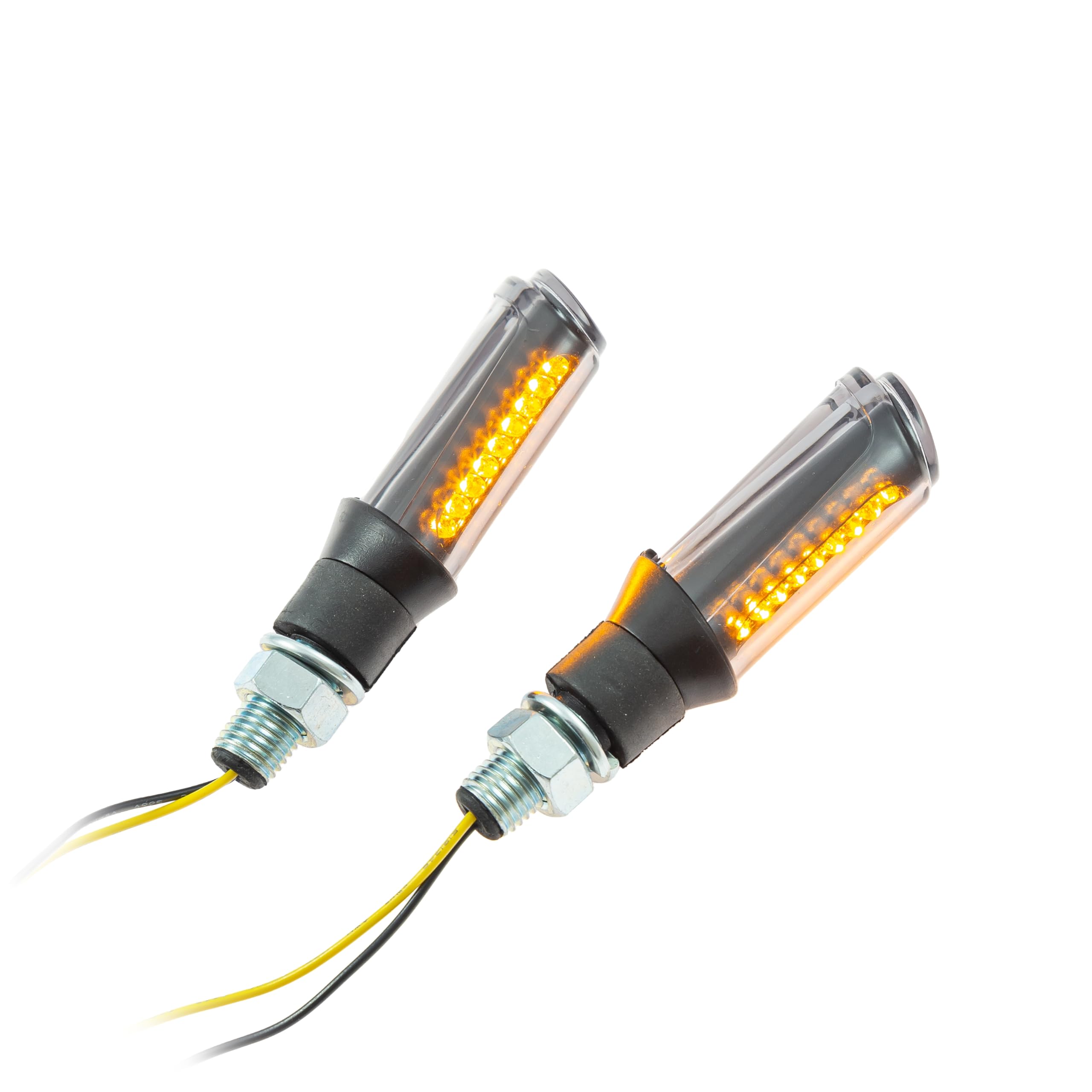 Universal motocicleta Intermitentes de LED Shaft tintadas M10 S de Geprüft