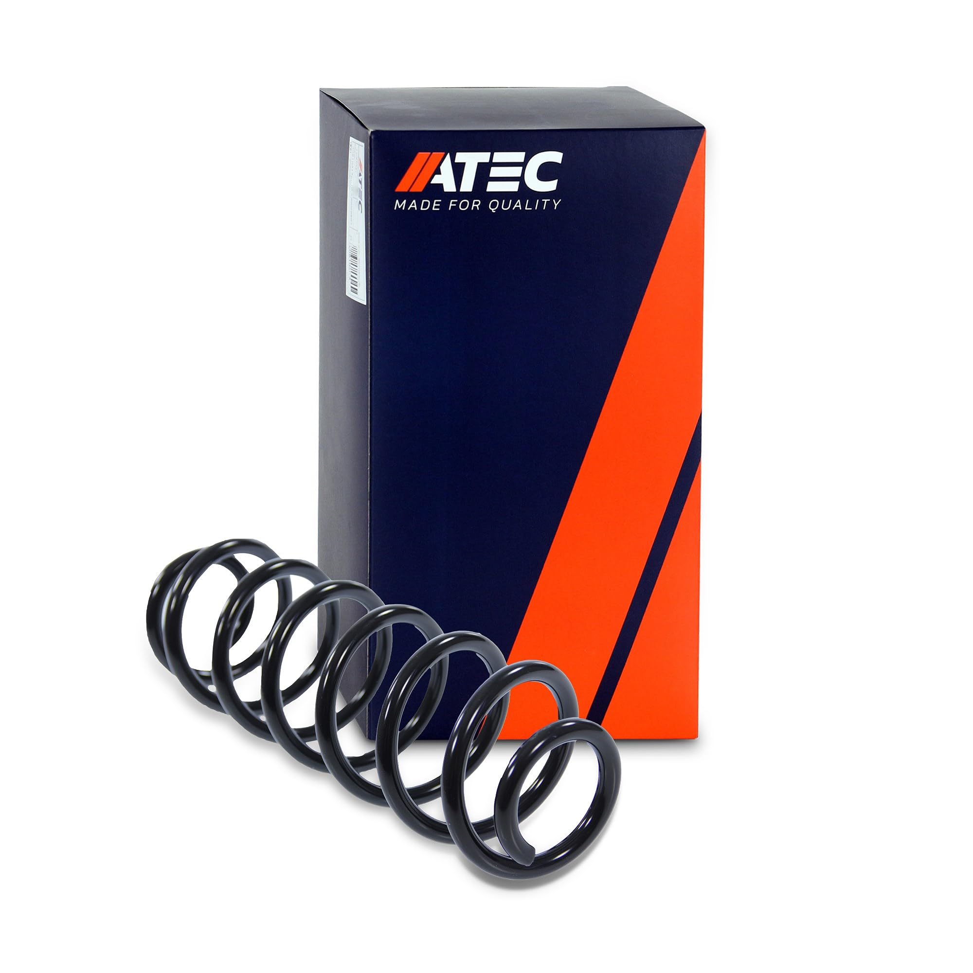 ATEC Germany 1x molla elicoidale sospensione posteriore Compatibile con VW GOLF PLUS V (5M1, 521), JETTA III (1K2), GOLF 5 Variant (1K5), GOLF 6 Variant (AJ5), GOLF 5 (1K1)