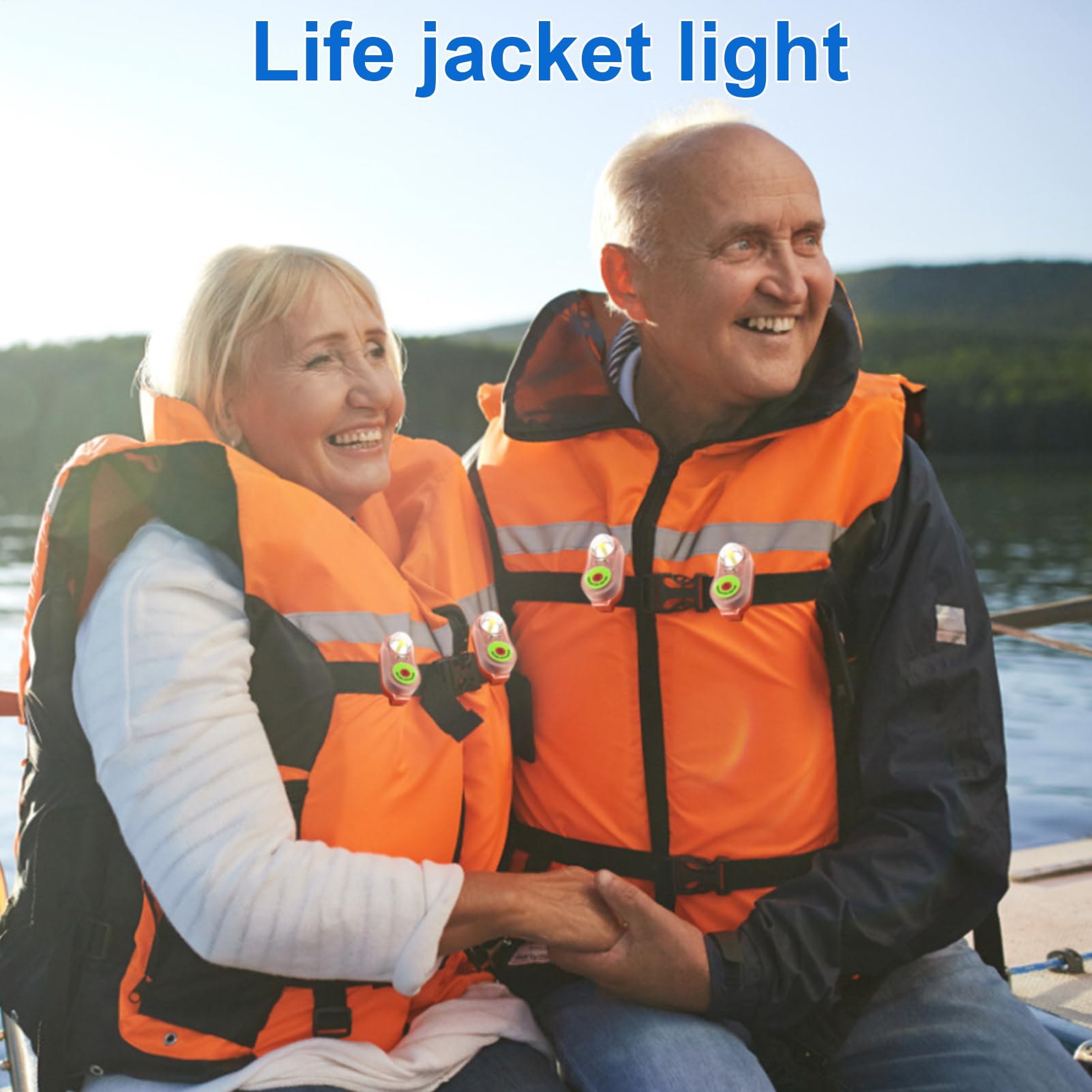 Luce Localizzatrice Automatica - 2pcs Acqua Di Led Led Flost | Luce Stroboscopica Ultra Brillante Attivata Ad Acqua Si Fissa Facilmente Al Gilet Di Durata Della Vita, Giacca Per Una Visibili
