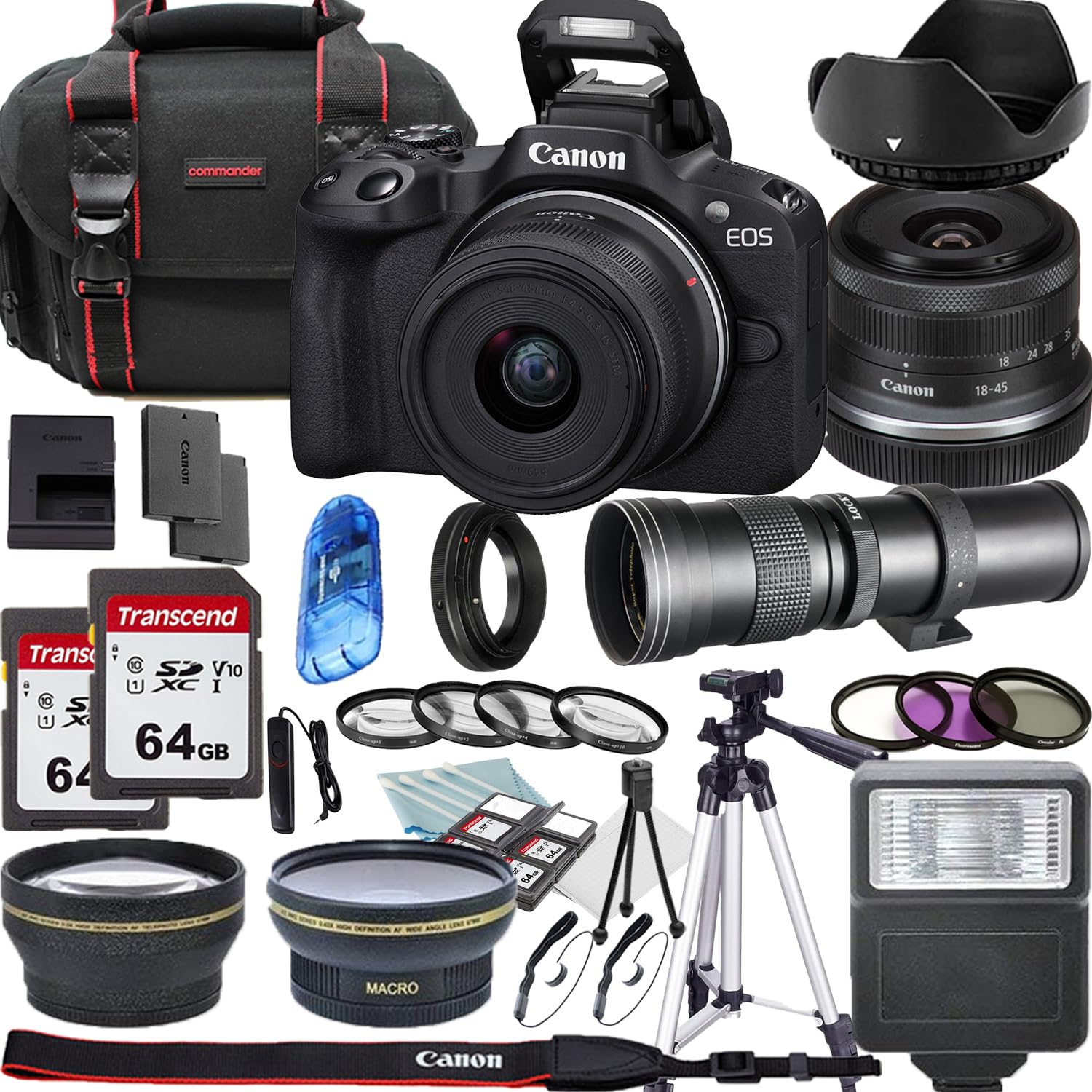Amazon.com : Canon EOS R50 Mirrorless Camera with 18-45mm and 420