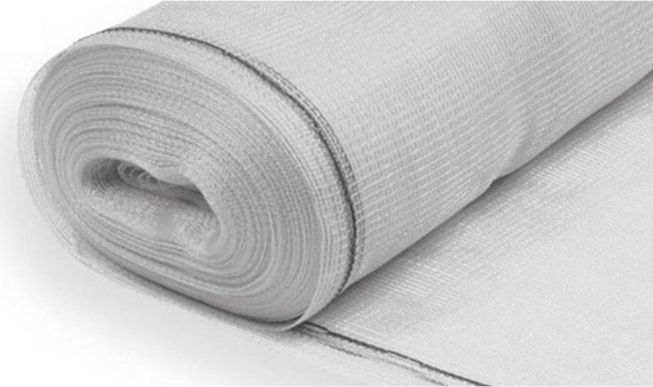 PDL – Pegdev - White Debris Netting - Heavy Duty UV Stabilised Polyethylene, Open Mesh Safety Net for Scaffolding & Building Sites (50m Roll)
