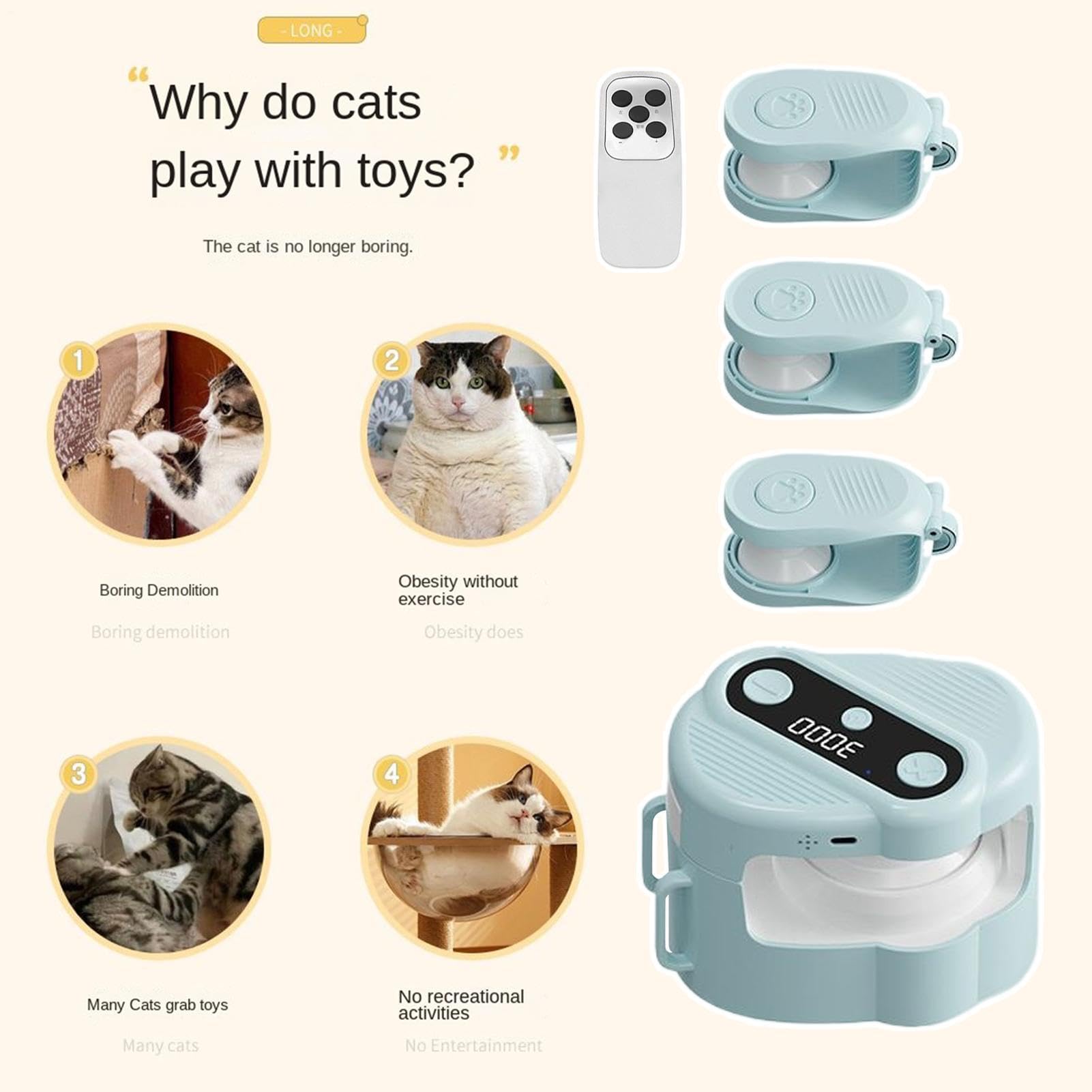 Interaktives Spielzeug für Katzen Leises Automatisches Laufrad Mit | Motivierendes Katzenspielzeug mit einstellbarer Geschwindigkeit Für Wohnung Alleinspiel Ecke Wohnzimmer Küche