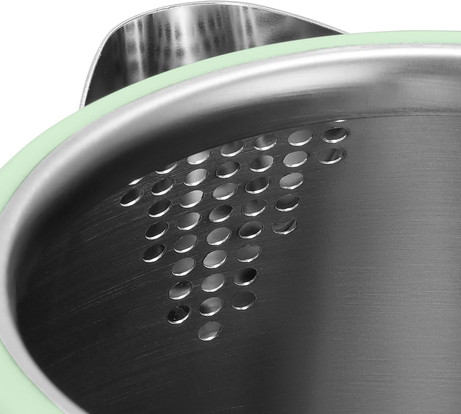 BUYDEEM K640 Stainless Steel Electric Tea Kettle with Auto Shut-Off and Boil Dry Protection, 1.7 Liter Cordless Hot Water Boiler with Swivel Base, 1440W, Cozy Greenish