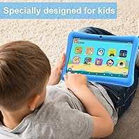 Vista 3 de Tableta para niños de 10 pulgadas Android 13 con estuche a prueba de golpes, Quad-Core 32GB, 512GB ampliable, control parental, aplicaciones