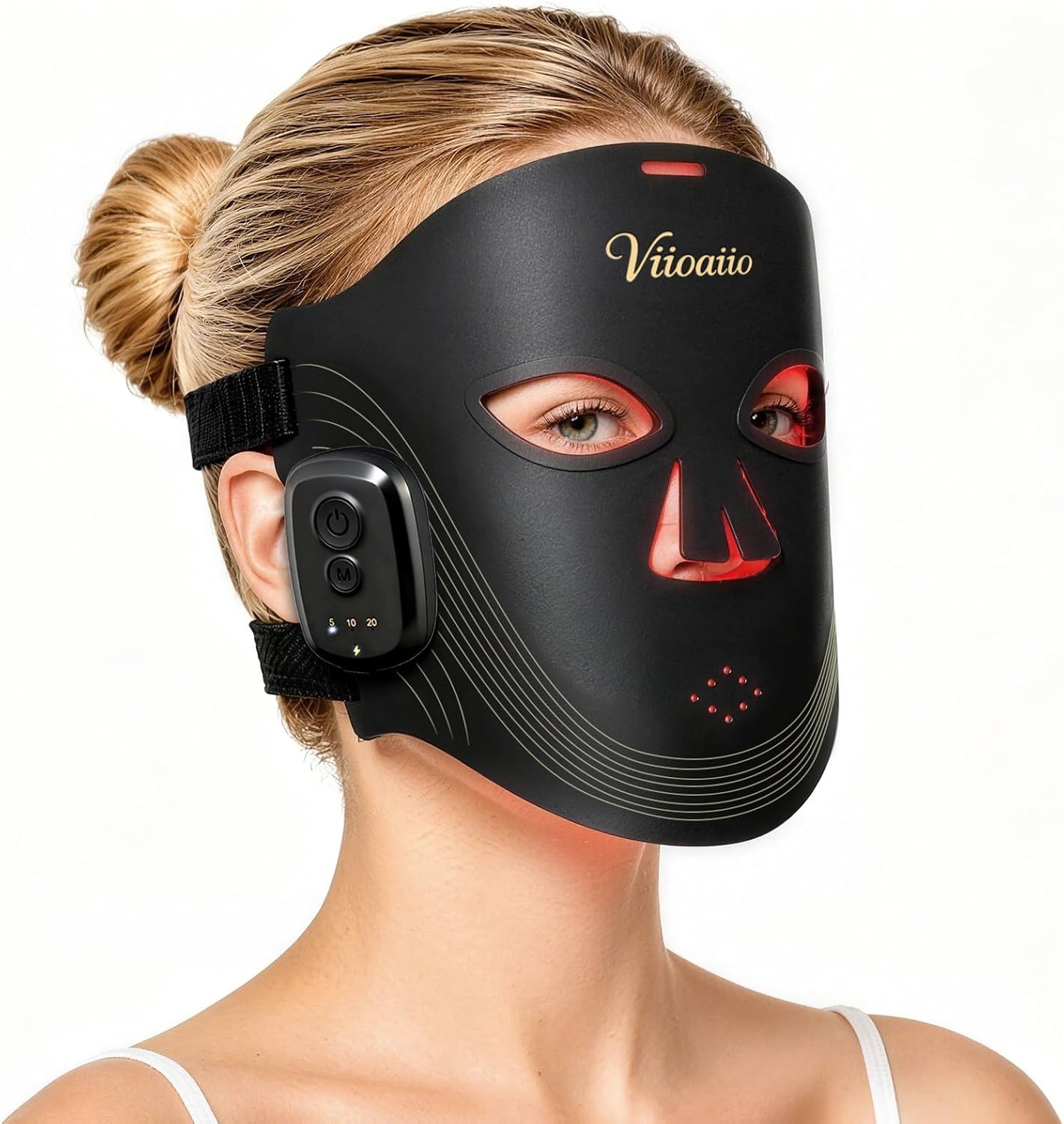 Viioaiio Wireless LED Light Therapy Face Mask