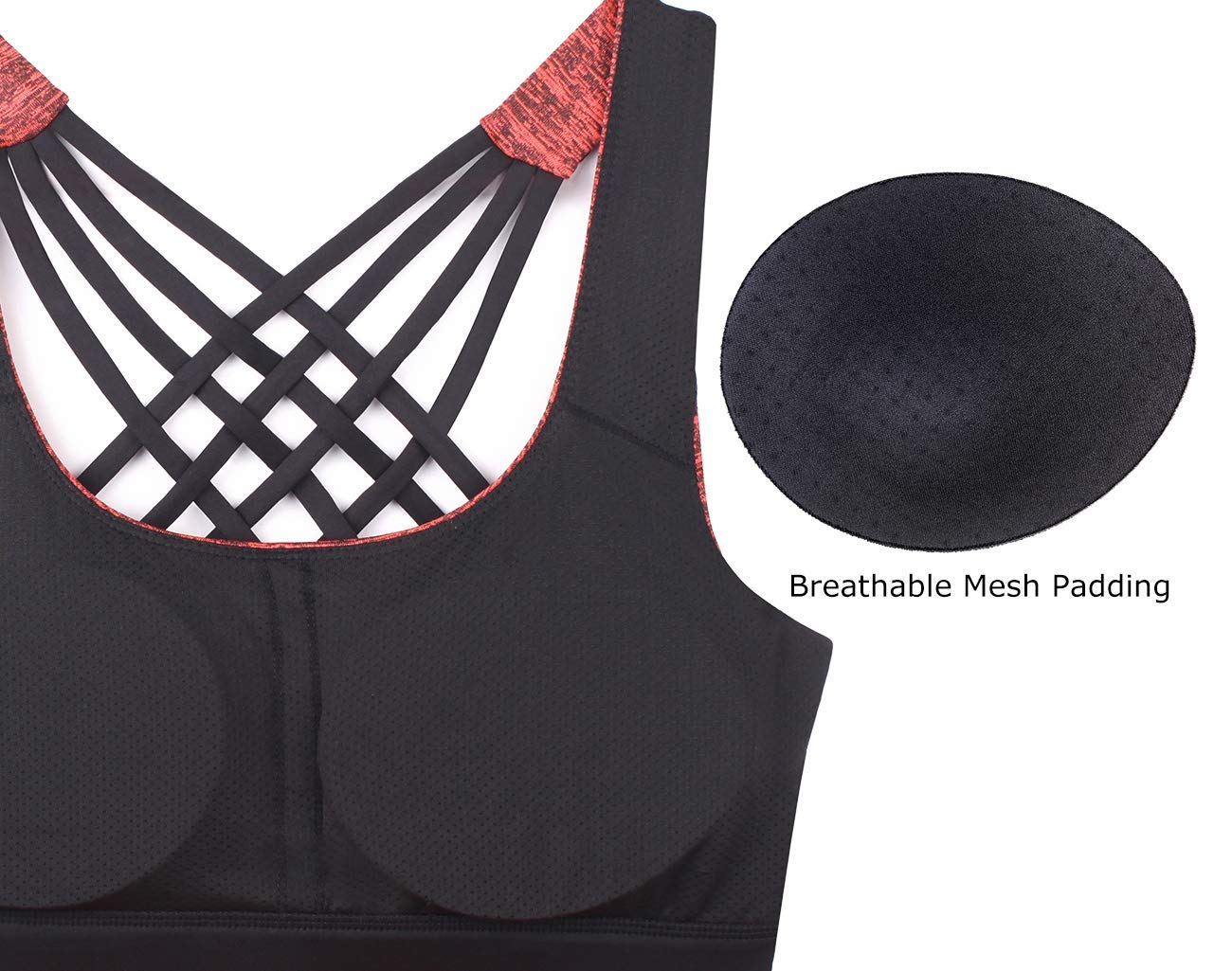 icyzone Femme Débardeur de Sport 2 en 1 - Débardeur sans Manches avec Soutien-Gorge intégré, Fitness Yoga Tank Top
