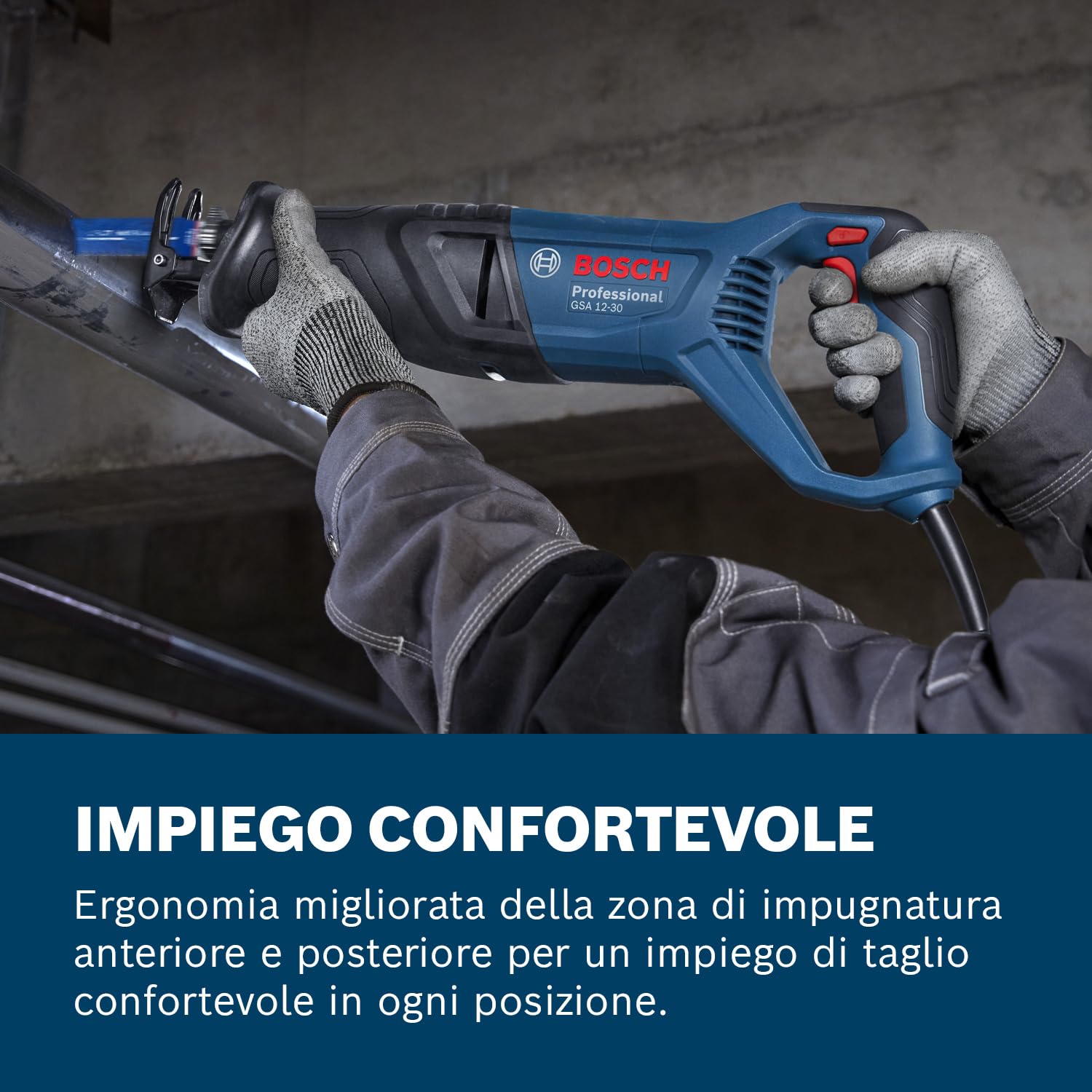 Bosch Professional Sega universale GSA 12-30 (incl. valigetta)