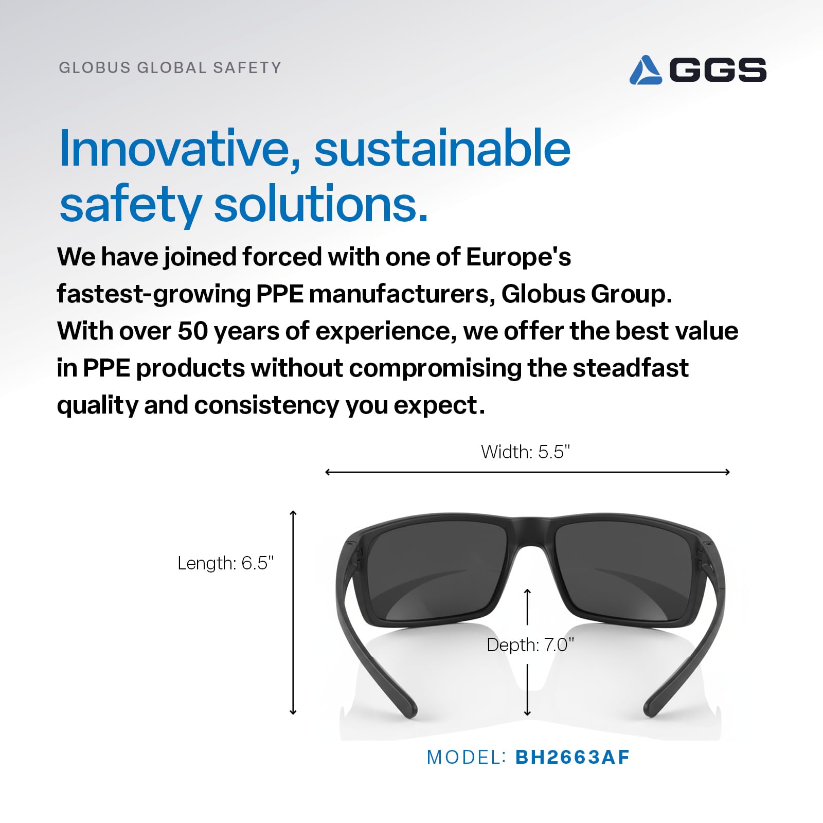 Bullhead Safety Sawfish okulary ochronne z soczewkami przeciwmgielnymi i odpornymi na zarysowania, ANSI Z87+, poliwęglanowe okulary ochronne z ochroną przed promieniowaniem UV, soczewki dymne, matowa