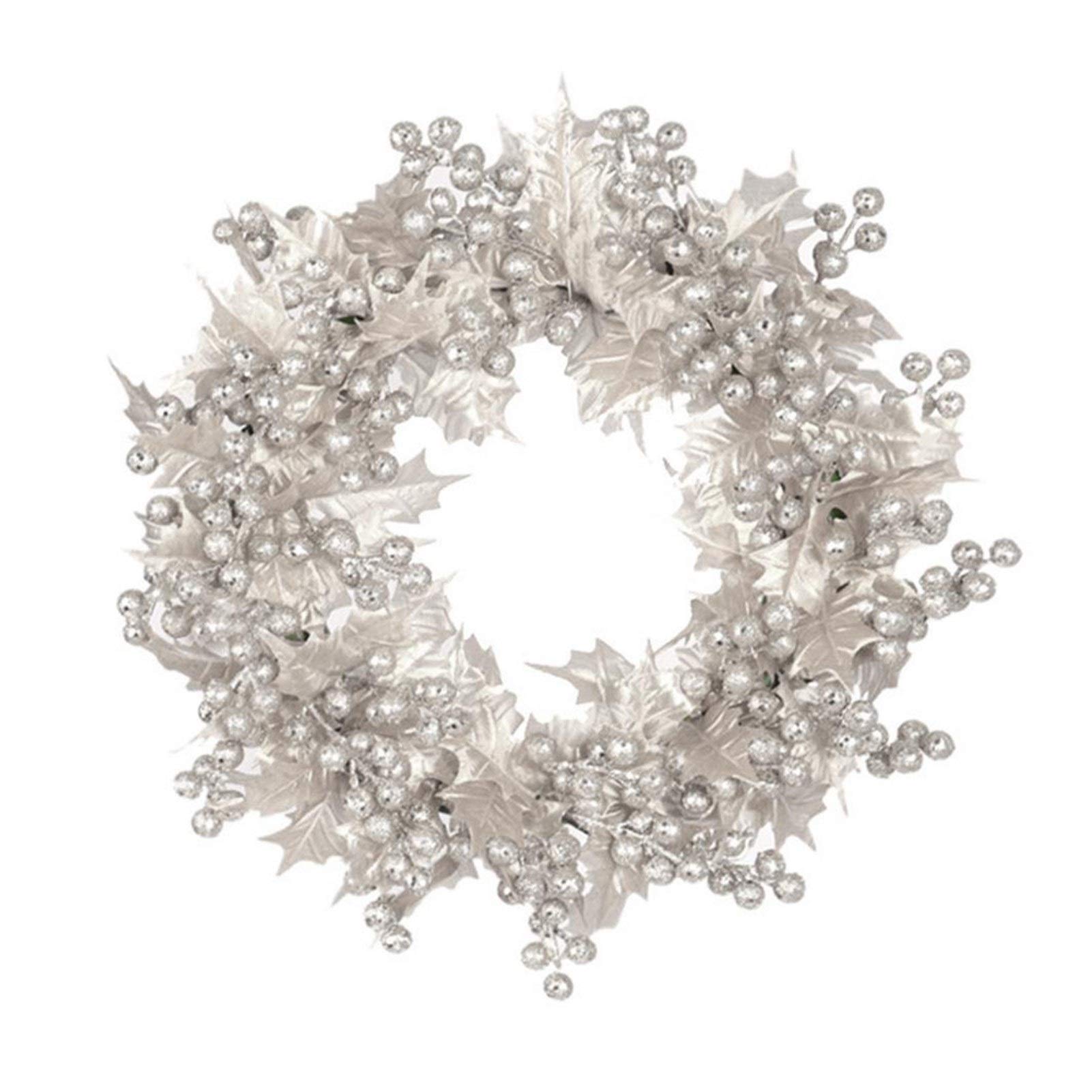 Guirlande de Noël réaliste et durable aux reflets or et argent