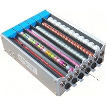 6 Channels Electric Bead Spinner - Adjustable Bead Stringing Machine with Fixed-Length Device for Jewelry Making, Bracelets & Necklaces -Fits All Bead Types
