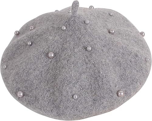 Miniatura 27 de Gorros de boina de perlas para bebés y niñas, sombreros de lana para fiesta de bebé, sombreros de primavera y verano, accesorios para bebés de 2 a 6