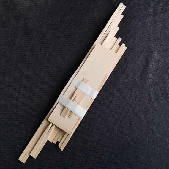 Fancyes Set of 2 Guitar Spruce Brace Wood Kit for Luthier Guitar Maker DIY