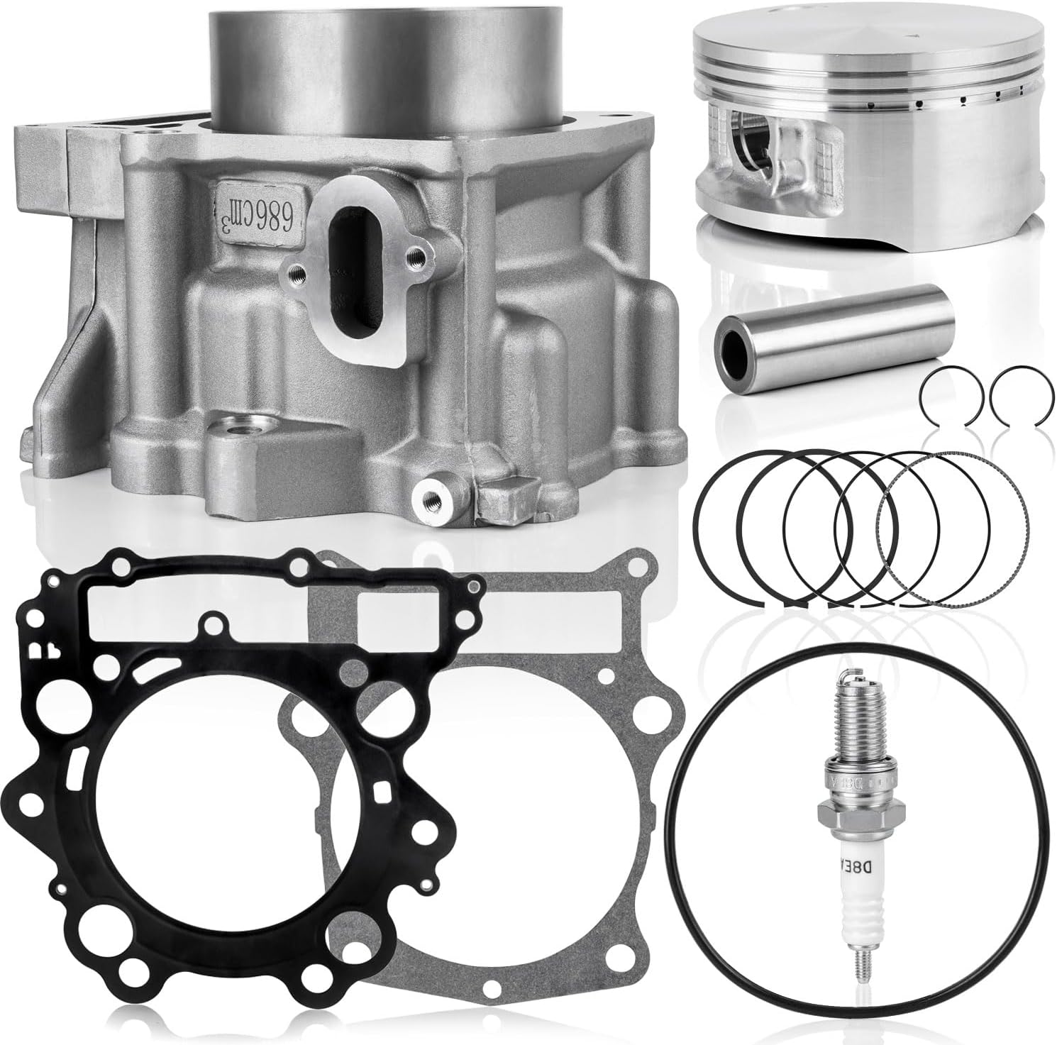 OUMURS 102mm 686cc Big Bore Cylinder Piston For Yamaha