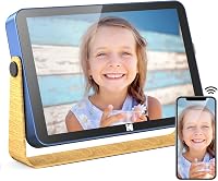 Kodak 10.1 Inch WiFi Digital Picture Frame: 16GB Storage, Touchscreen, 4000mAh Battery, App Sharing, Auto-Rotate - Blue