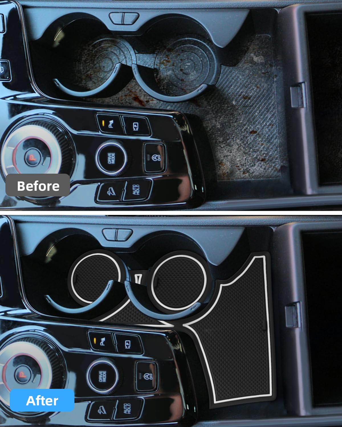 BIBIBO Tappetini In Goa Antiscivolo Copatibili Con Fiat Panda Hybrid