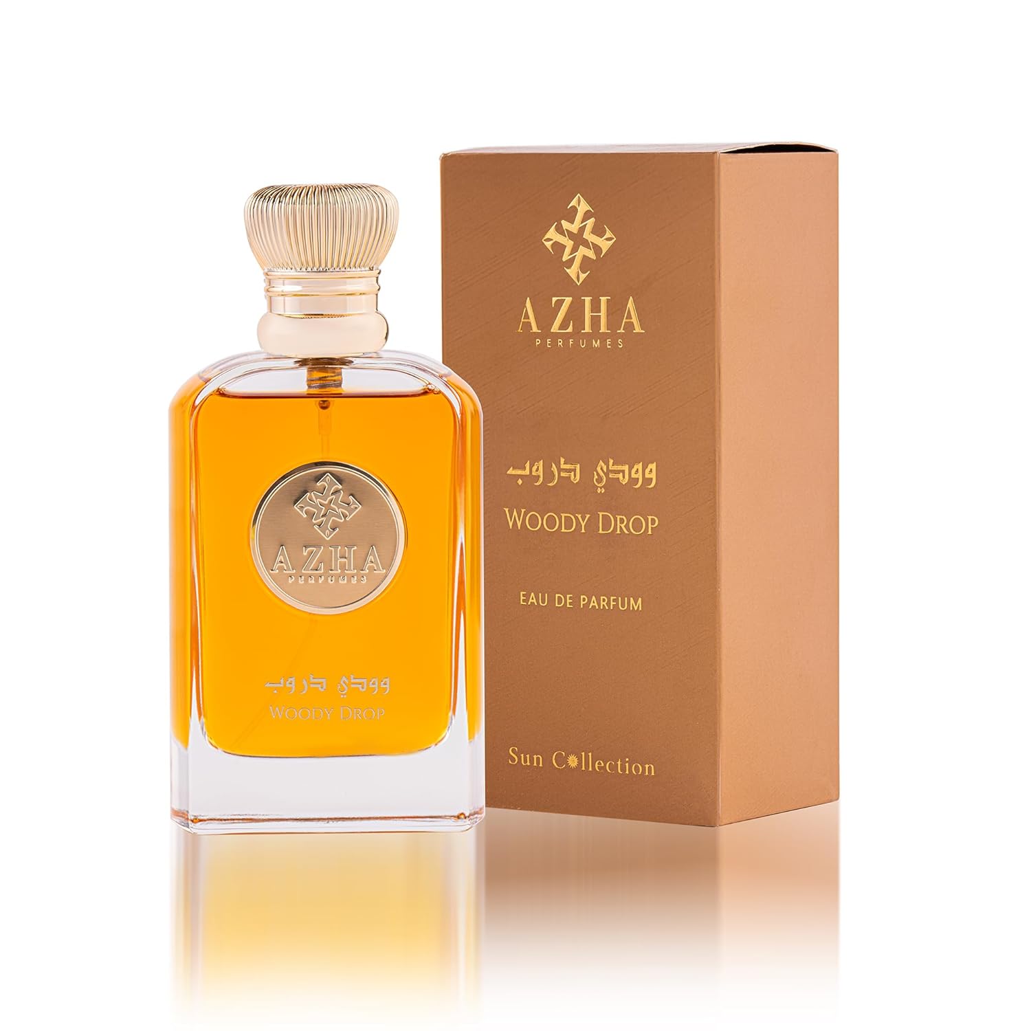 Azha Perfumes Woody Drop Eau De Parfum Men Spray 100ML (3.38 OZ) Arabian Perfume for Men Woody Notes Of Raspberry And Sandalwood, Long Lasting Perfume For Men, Luxurious Fragrance