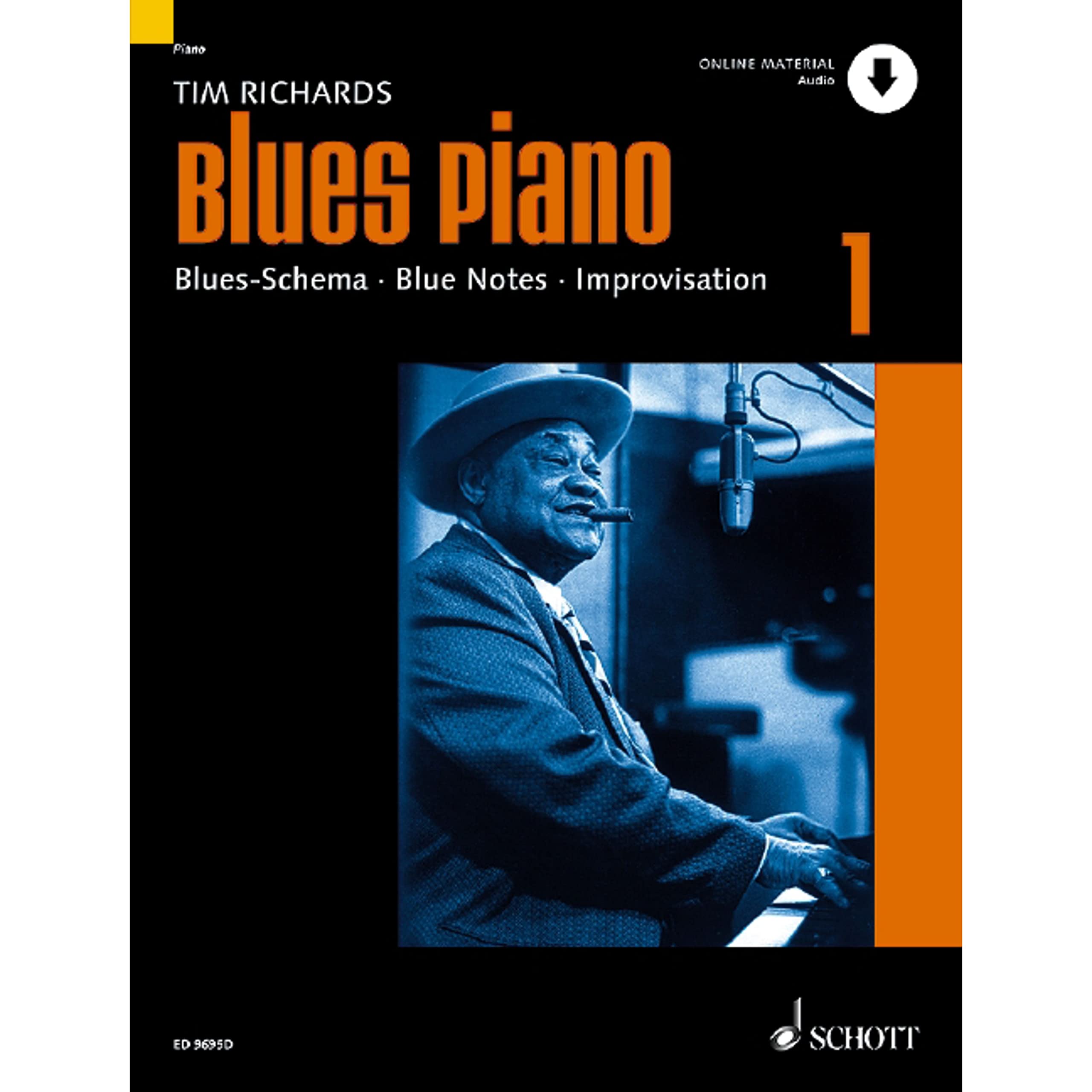 Blues Piano: Band 1: Blues-Schema - Blue Notes - Improvisation. Band 1. Klavier. Ausgabe mit Online-Audiodatei.
