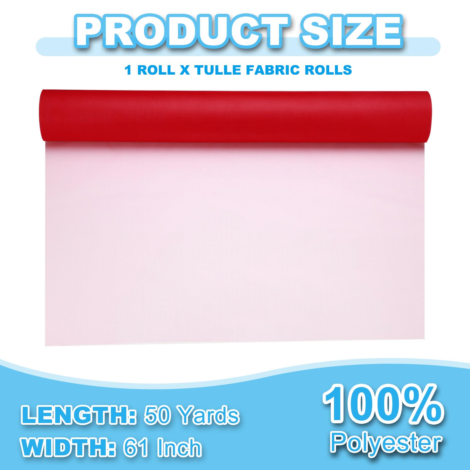 PATIKIL Tulle Fabric Rolls - Image 2