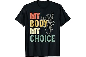 My Body My Choice Floral T-Shirt
