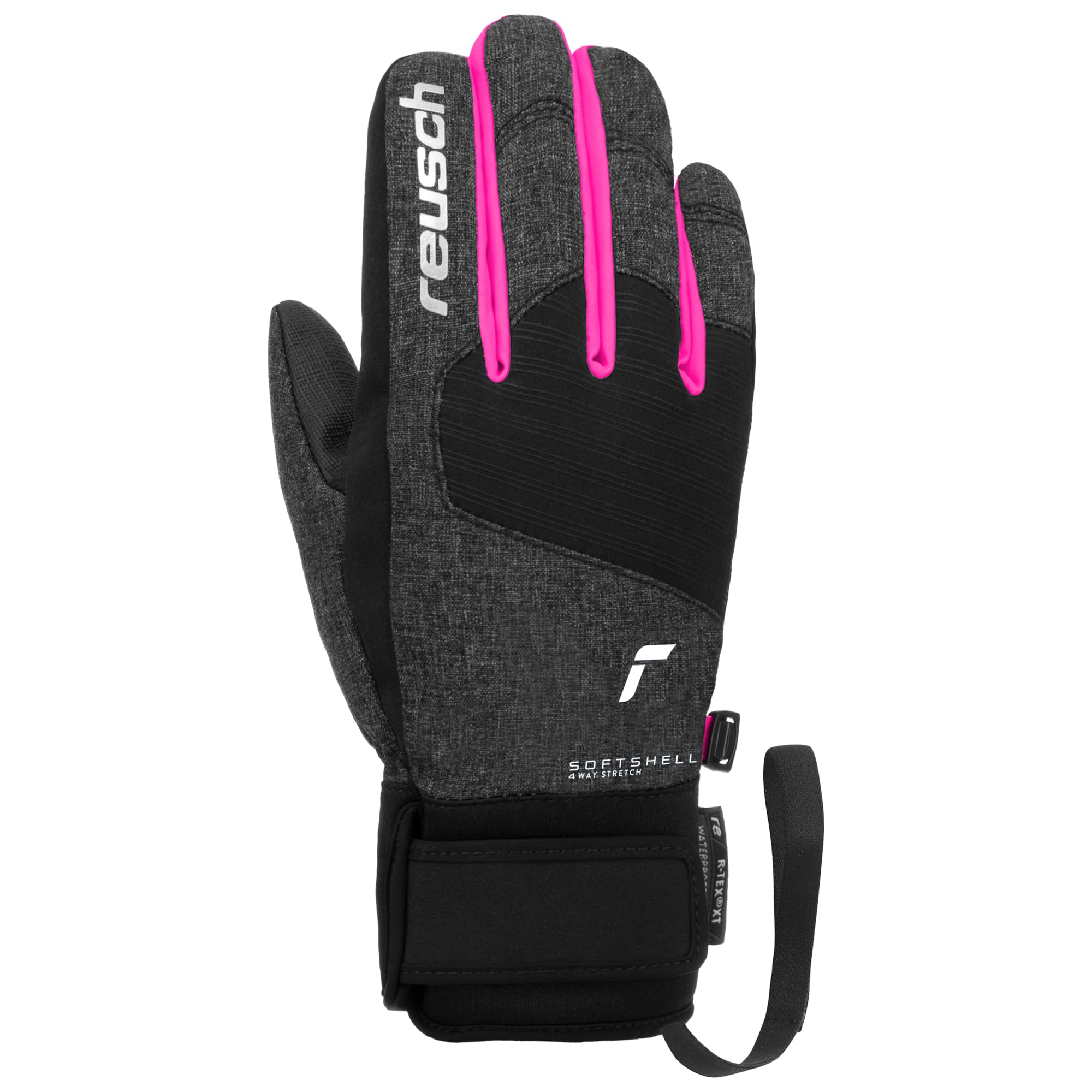 Reusch - Gants De Ski Junior Simon R-tex XT - Black Melange/Blck/Very Be