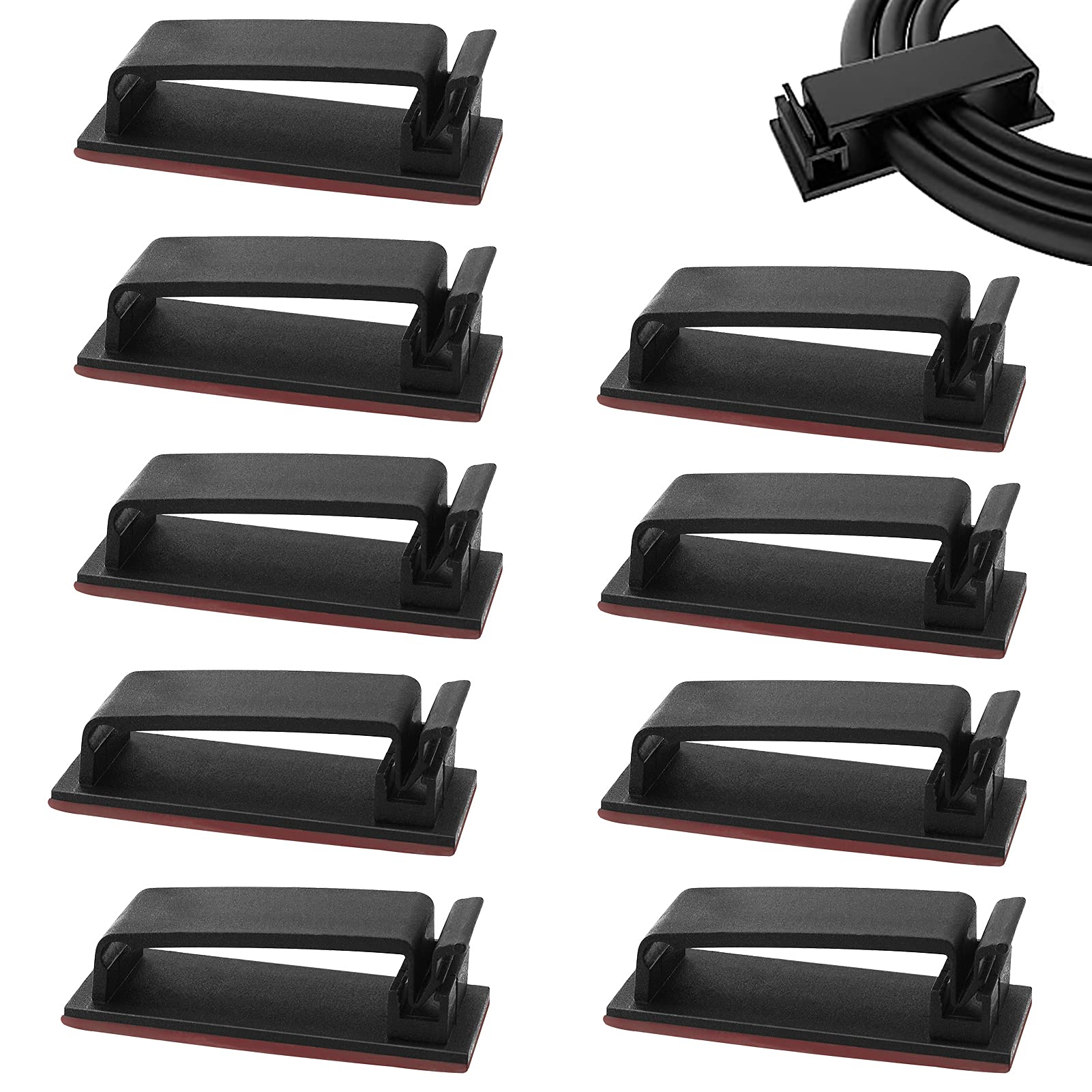 Buy Under Desk Cable Management 50 Packs Wire Organizer Cable Clips for