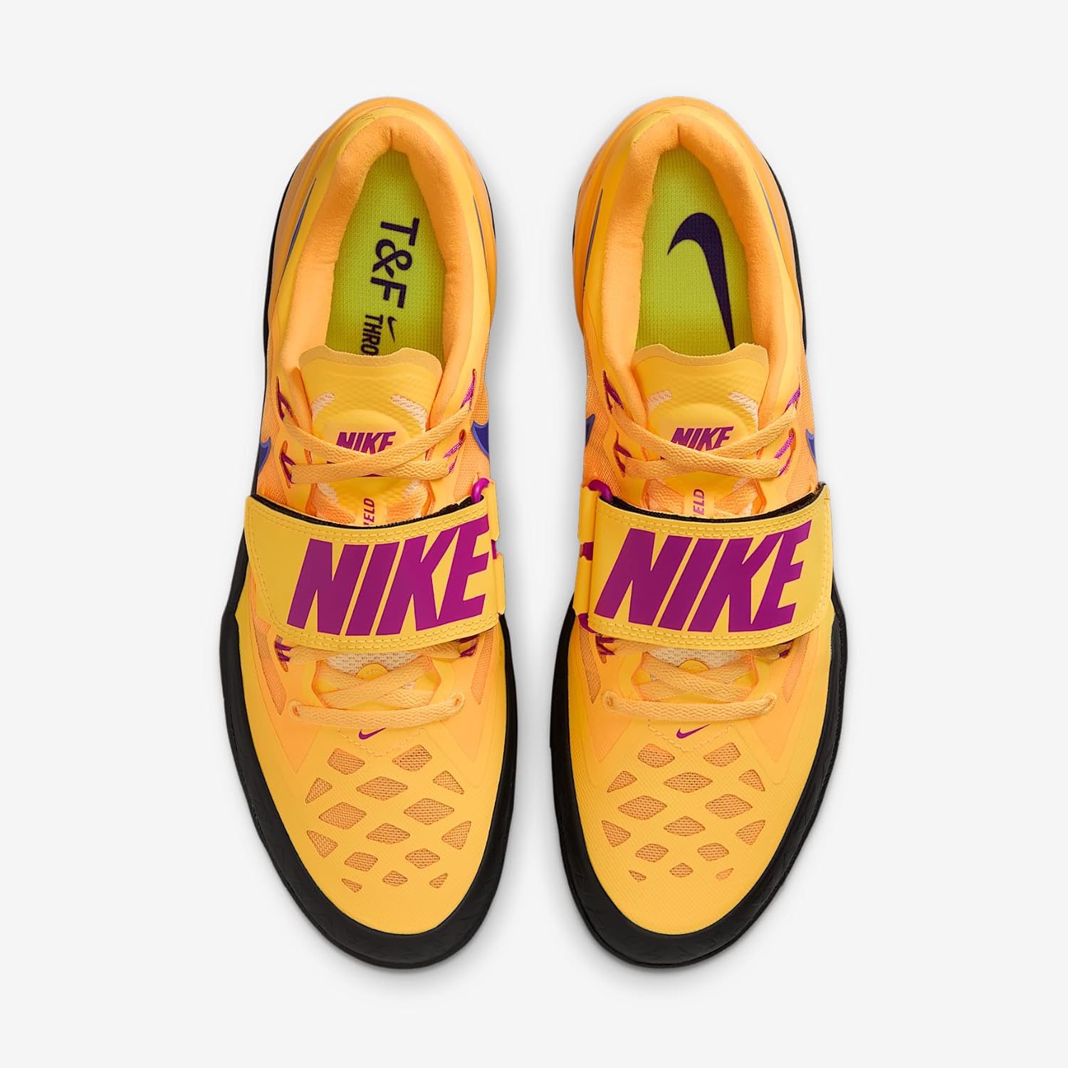 Nike Zoom Rotational 6 Track & Field Throwing Shoes (Citron Pulse/Laser Orange/Sapphire/Indigo Burst) Size 8.5