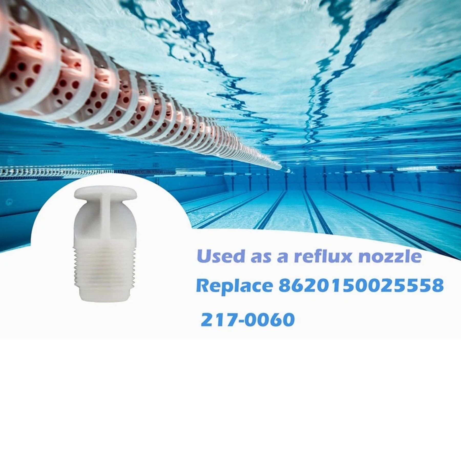 Reemplaza el aireador 86201500 de 3/4 pulgadas para accesorios especiales de piscina y spa (paquete de 2)