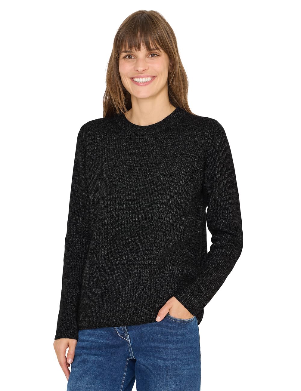 Cecil Damen Pullover mit Strukturdetails