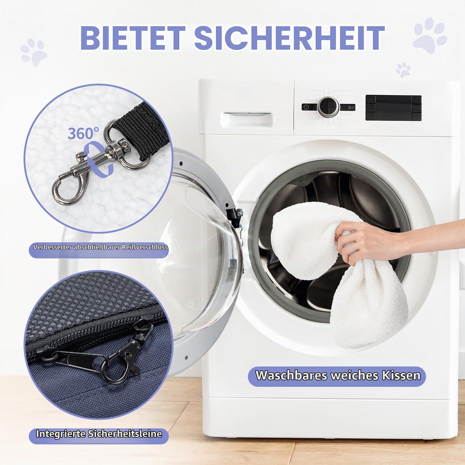 Petsfit DCC1910 Transporter Dla Psa I Kota Torba Lotnicza Składana 42x22x28 CM Niebieska — zdjęcie 7