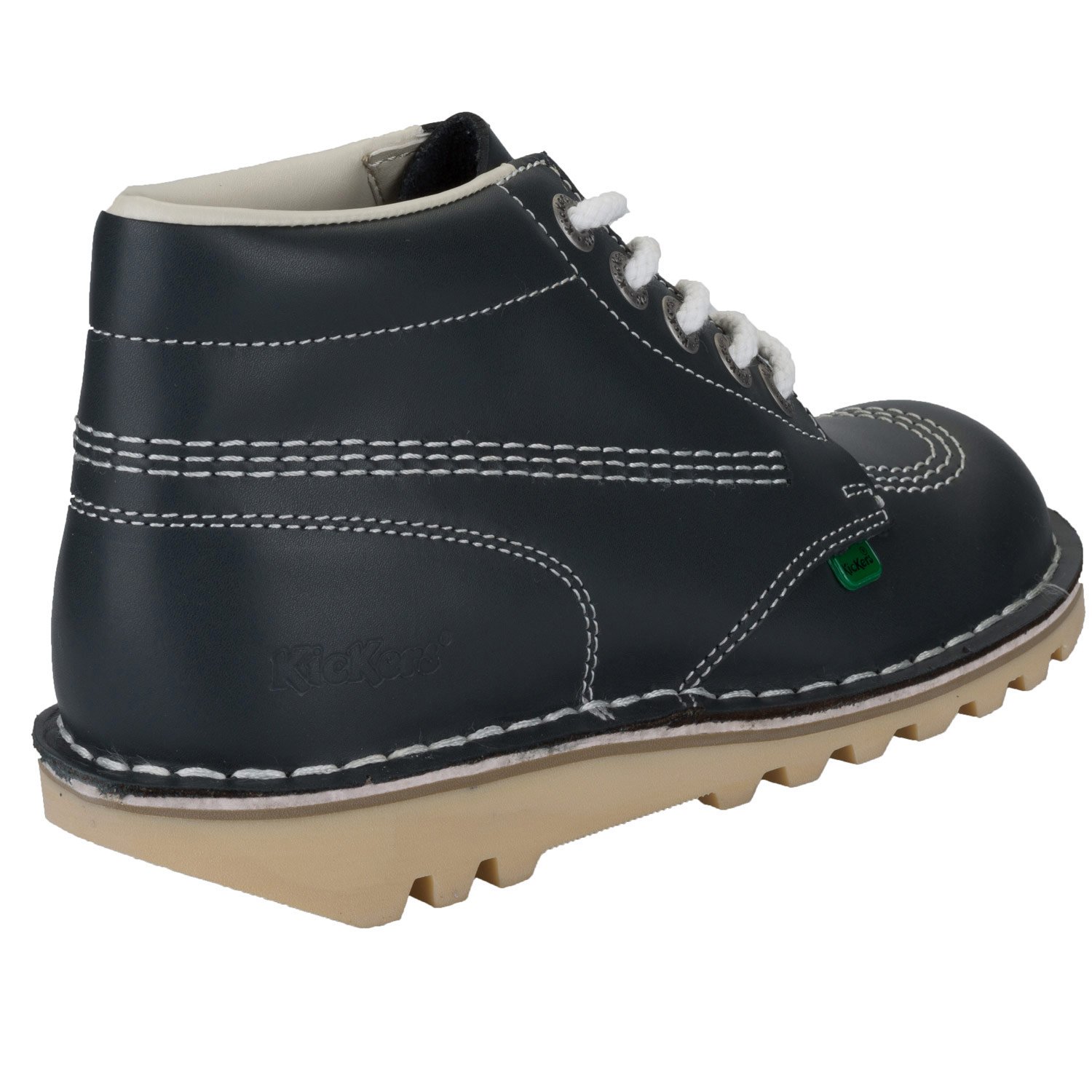 Kickers Kick Hi Donna Marrone/Natural Nubuck Stivali