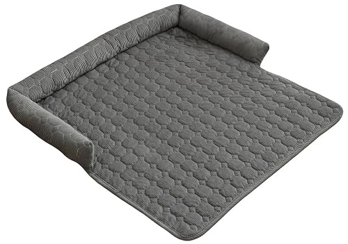 YHXAIQ Suave y cálido Cama para Perros, Base Antideslizante & Lavable Cama Perro Grande