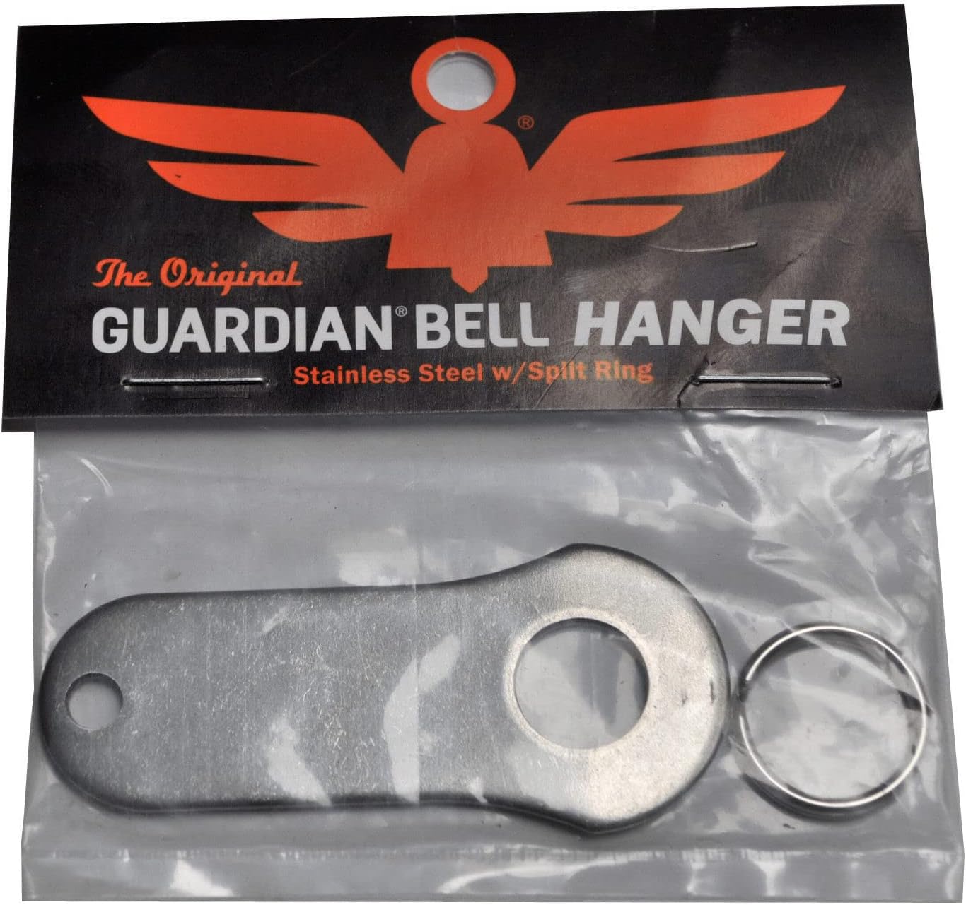 Motorcycle Biker Luck Gremlin Riding Bell Hanger (Original Version), Standard, Silver (3)