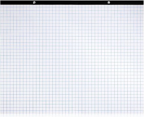 Fainne Bloc de papel gráfico de ingeniería grande de 22 x 17 pulgadas, paisaje, 4 x 4 pulgadas, cuadrícula, papel de dibujo gigante para ingeniero,