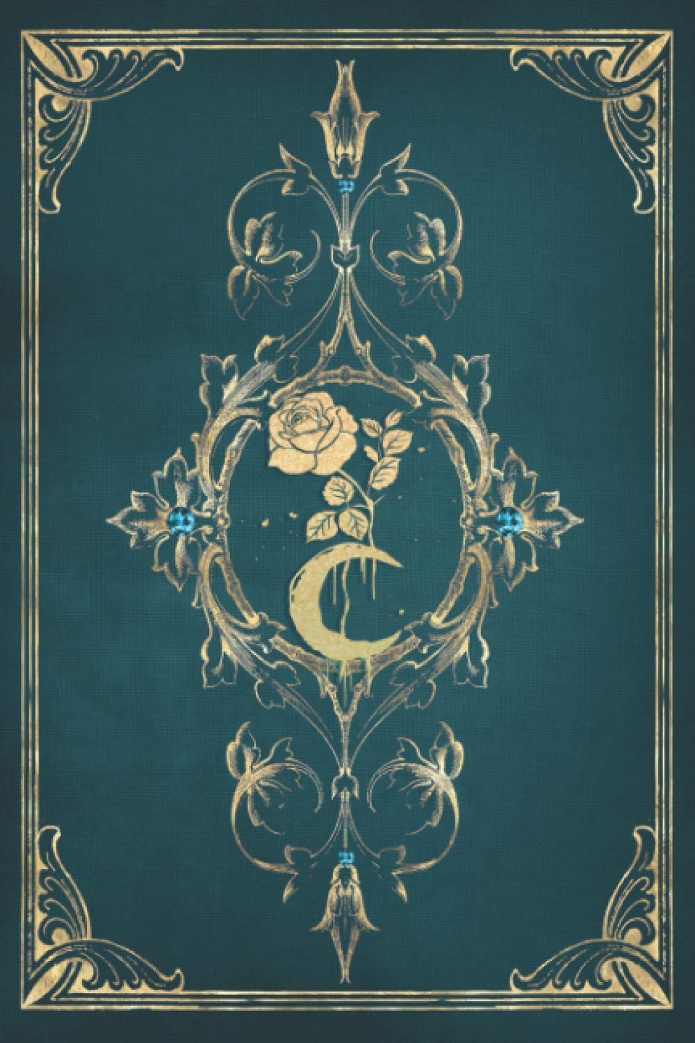 Flower Moon: Lined Notebook - 120 pages - Old Magic Vintage Book (Magical English Notebooks)