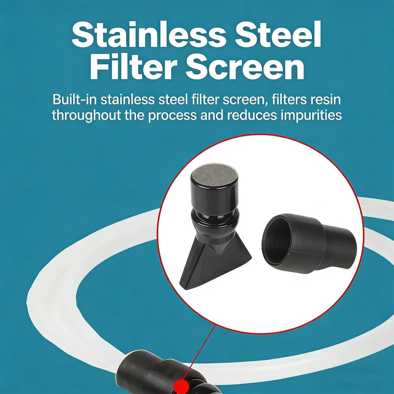 Bomba de transferencia para reciclaje de resina de impresora 3D, unidad de recuperación de resina fotosensible con filtración de alto flujo y succión estable, ajuste de velocidad y filtro
