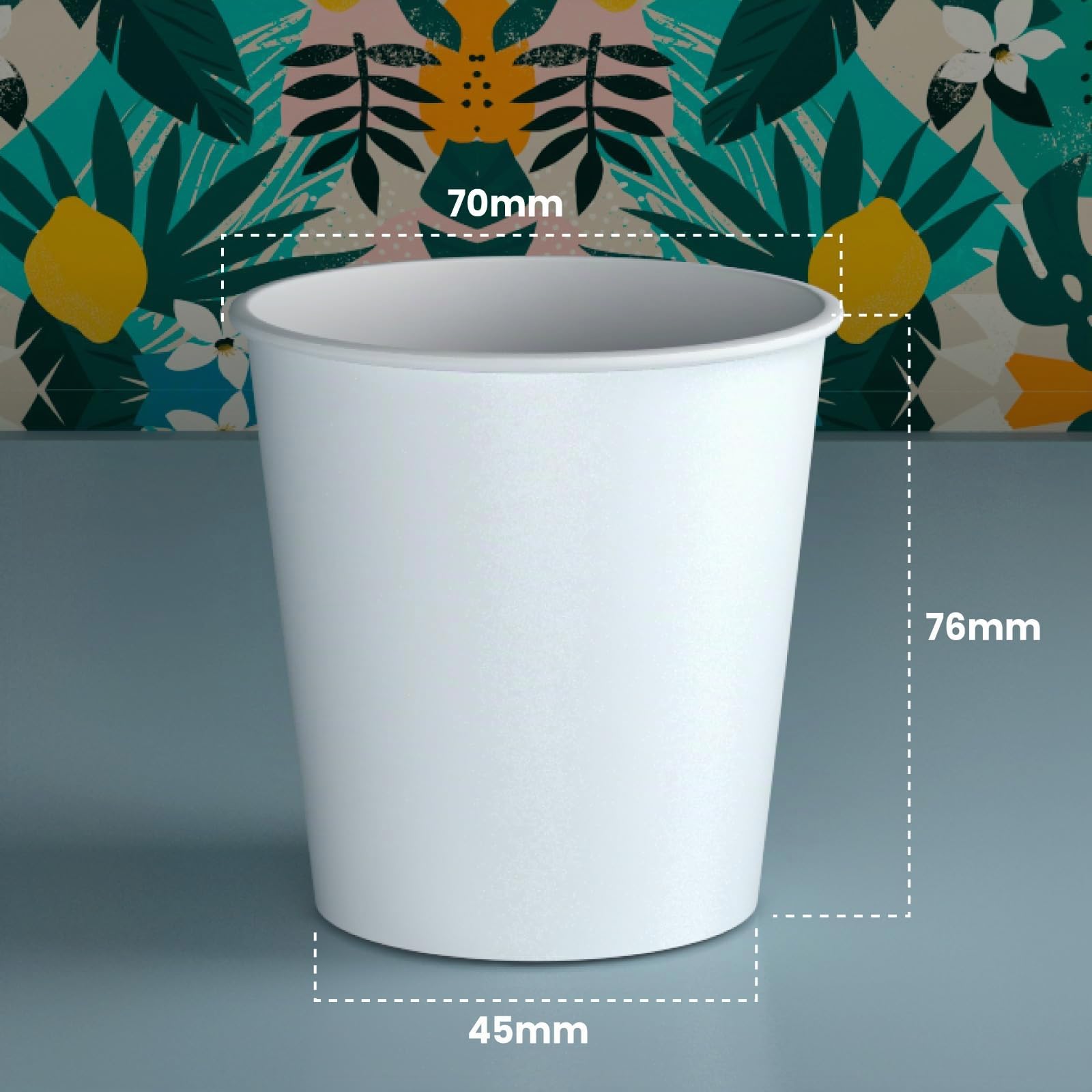 1000 Gobelets Jetables Carton à Emporter, Idéal pour Toutes Les Boissons Chaudes, Café, Thé, Chocolat - 160ml