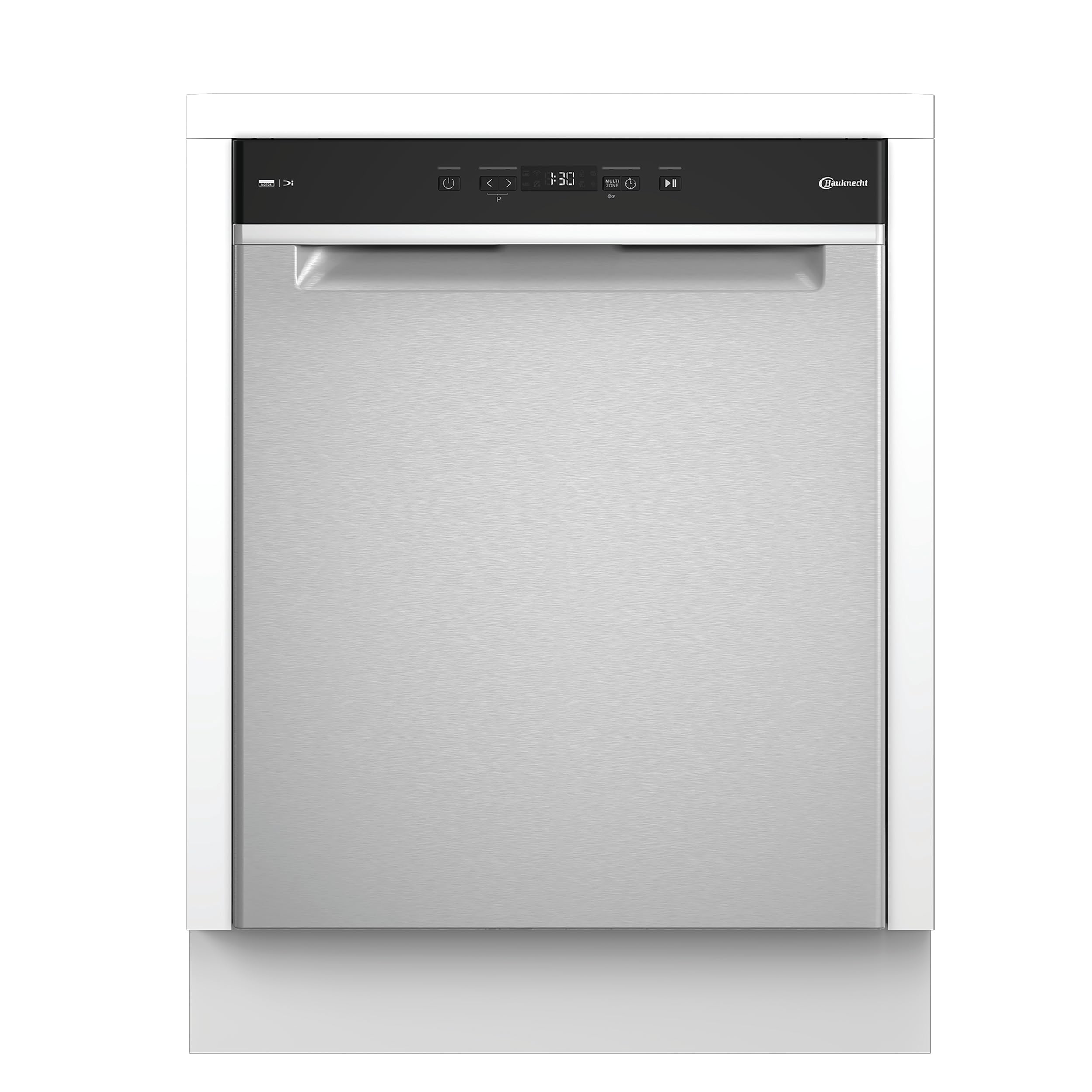 Bauknecht BKSV2UCN3X Spülmaschine Unterbau 60 cm, 14 Maßgedecke, ActiveDry automatische Türöffnung, MultiZone, Sensorprogramm, leise 41 dB, Edelstahl