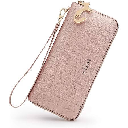 Amazon Co Jp Foxer 財布 レディース 二つ折り 人気 ブランド 本革 ラウンドファスナー 大容量 ウォレット 多機能 プレゼントbox 付き Generic