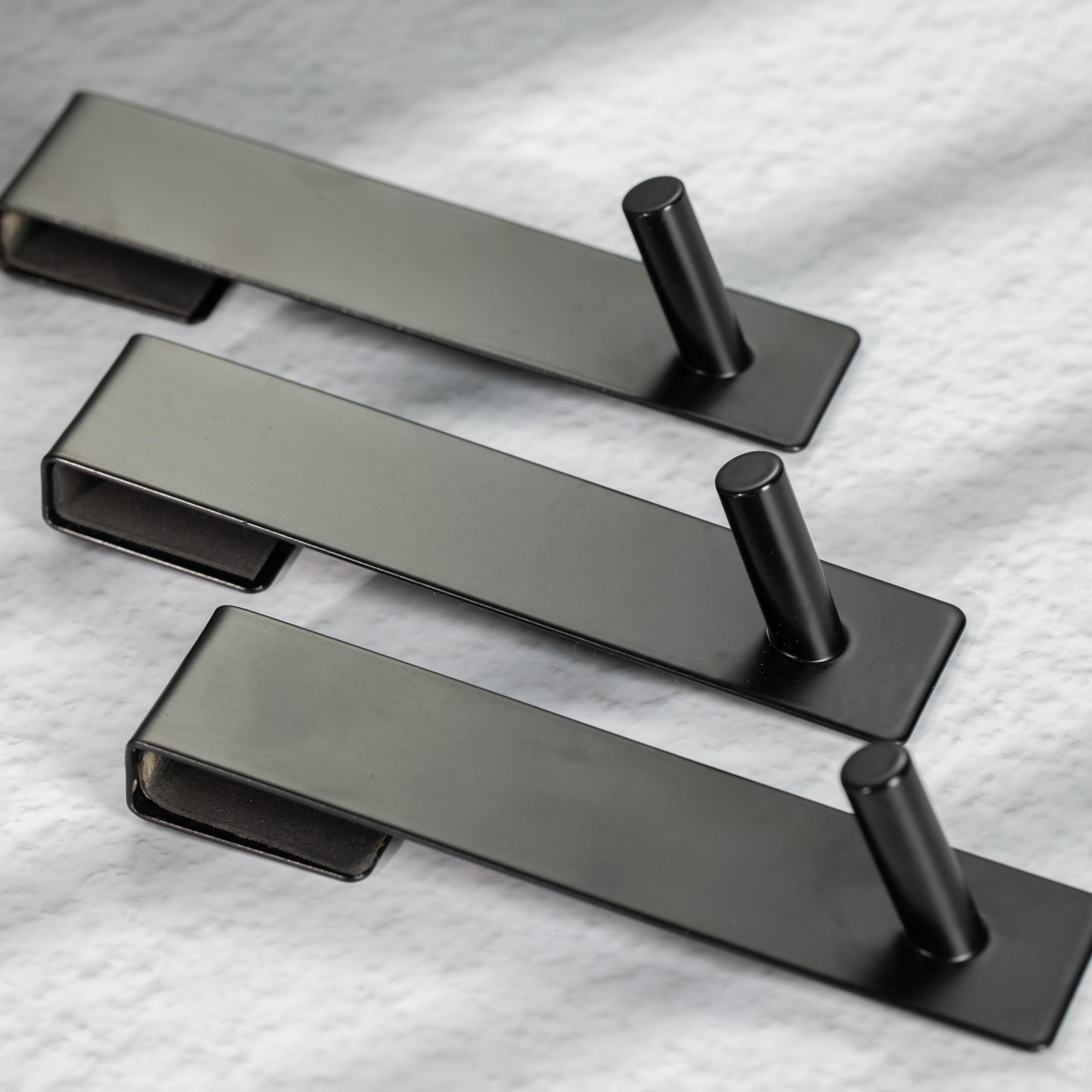 3 Ganci Per Doccia In Acciaio Inox 304 – Porta Asciugamani Senza Fori Per Vetro Fino A 1,5 Cm