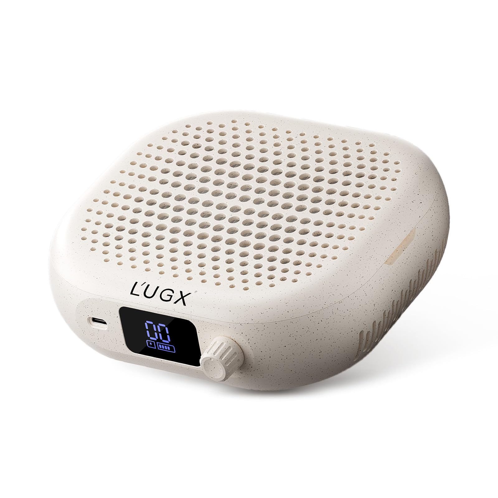 L'UGX Aspirateur à ongles avec 2 filtres - Rechargeable - Professionnel - Aspiration puissante - Pour ongles en gel - Kit de manucure - Studio et maison - 207