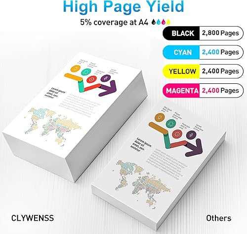 Miniatura 3 de TK-5442 TK5442 Cartucho de tóner de repuesto para Kyocera TK5442 TK-5442 TK-5442K TK-5442C TK-5442M TK-5442Y para impresora láser modelo Kyocera