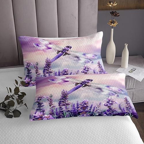 Miniatura 9 de Manfei Colcha acolchada de rana verde para niños, tamaño King, colcha acolchada con flores de acuarela con 2 fundas de almohada, juego de colcha con