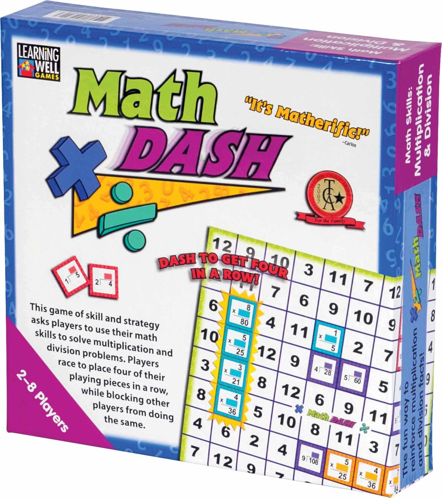 Learning Well Games, Math Dash/Math Skills Multiplication & Division