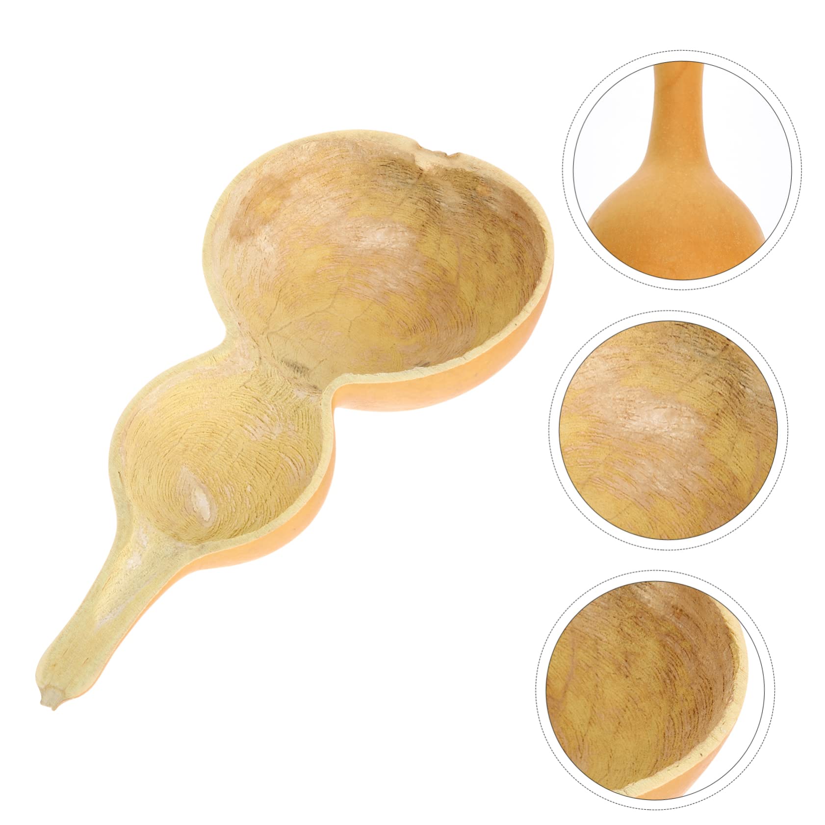 Ciieeo 4 Elegantes Cucharones De Calabaza China Para Baño Duraderos Y Aptos Para Cocina Spa Sauna Y Baño.