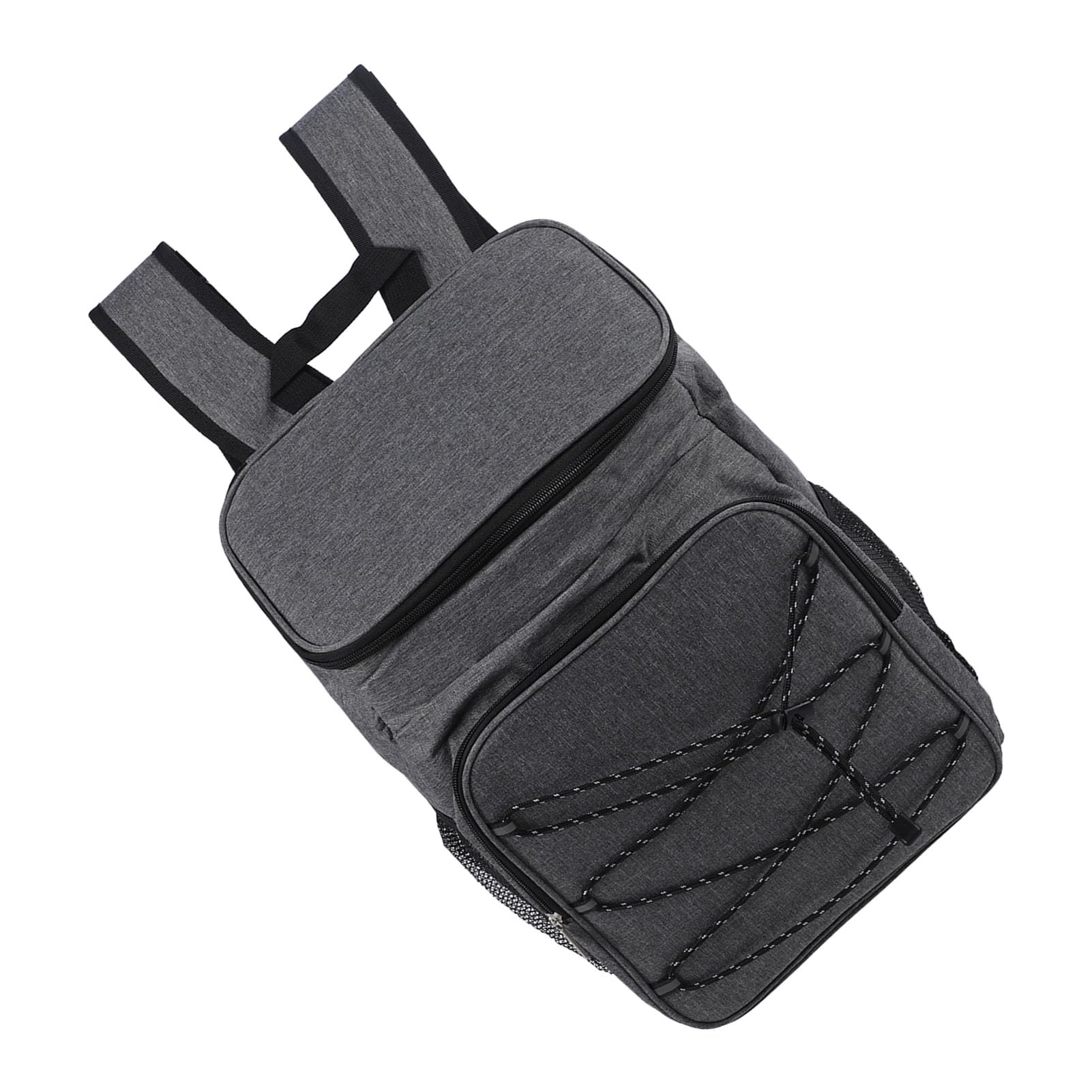 Sac à Dos Isotherme De Camping Gris - Grand Volume Avec Doublure Imperméable Et Bretelles Réglables Pour Randonnée Et Bureau