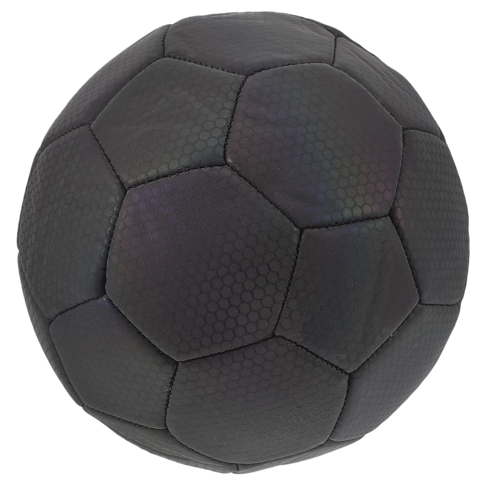Happyyami Balón de Fútbol Reflectante Holográfico Que Brilla Oscuridad