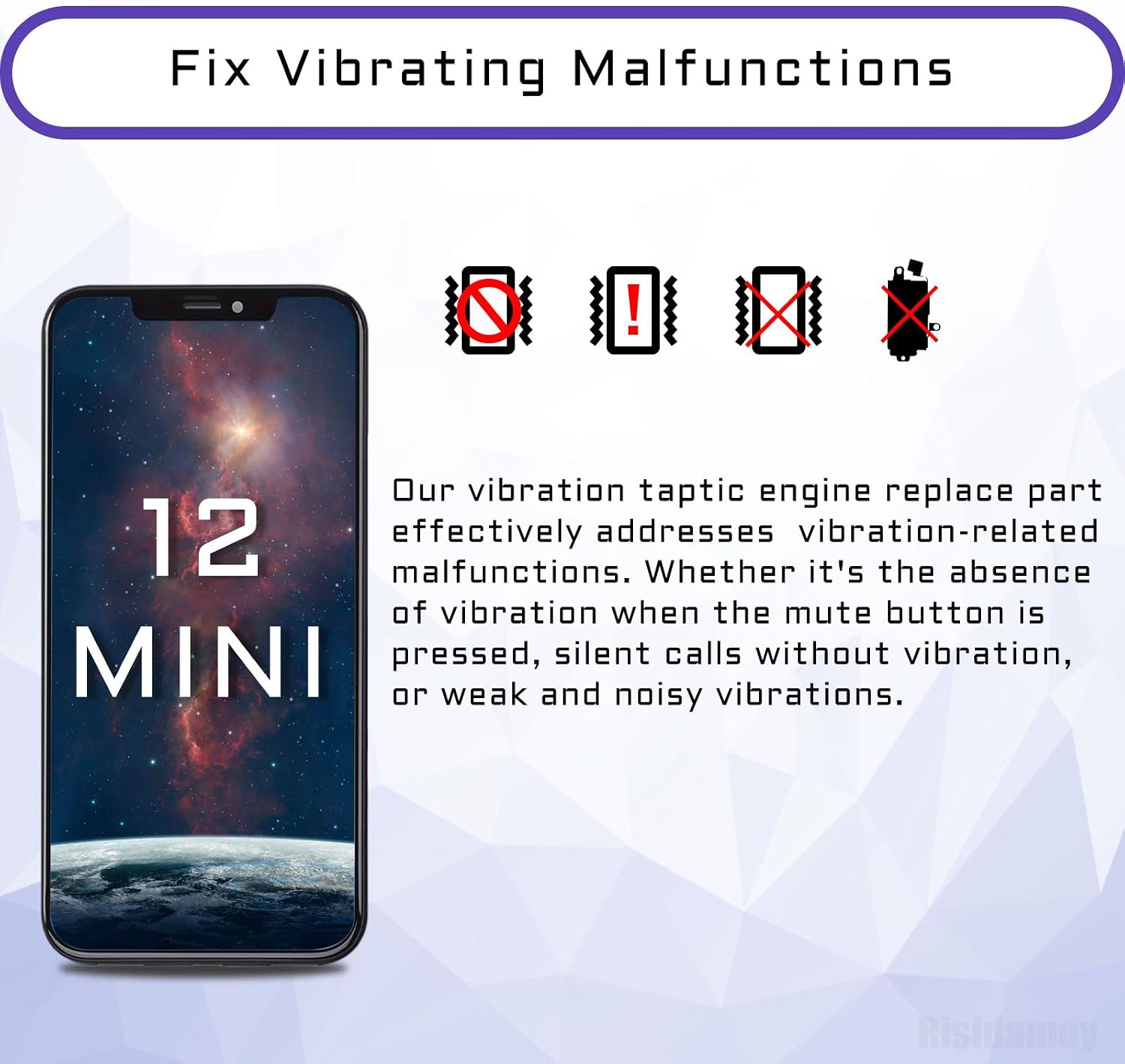 Vibrator Motor Replacement for iPhone 12 Mini image 5