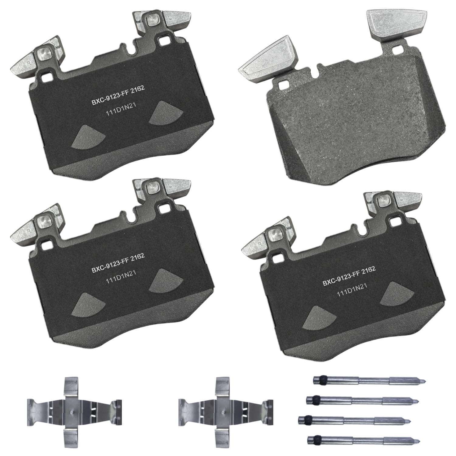 Bendix Premium SBC2162 Ceramic Front Brake Pads for Mercedes-Benz GLC250 2018-2017, GLC300 2021-2019